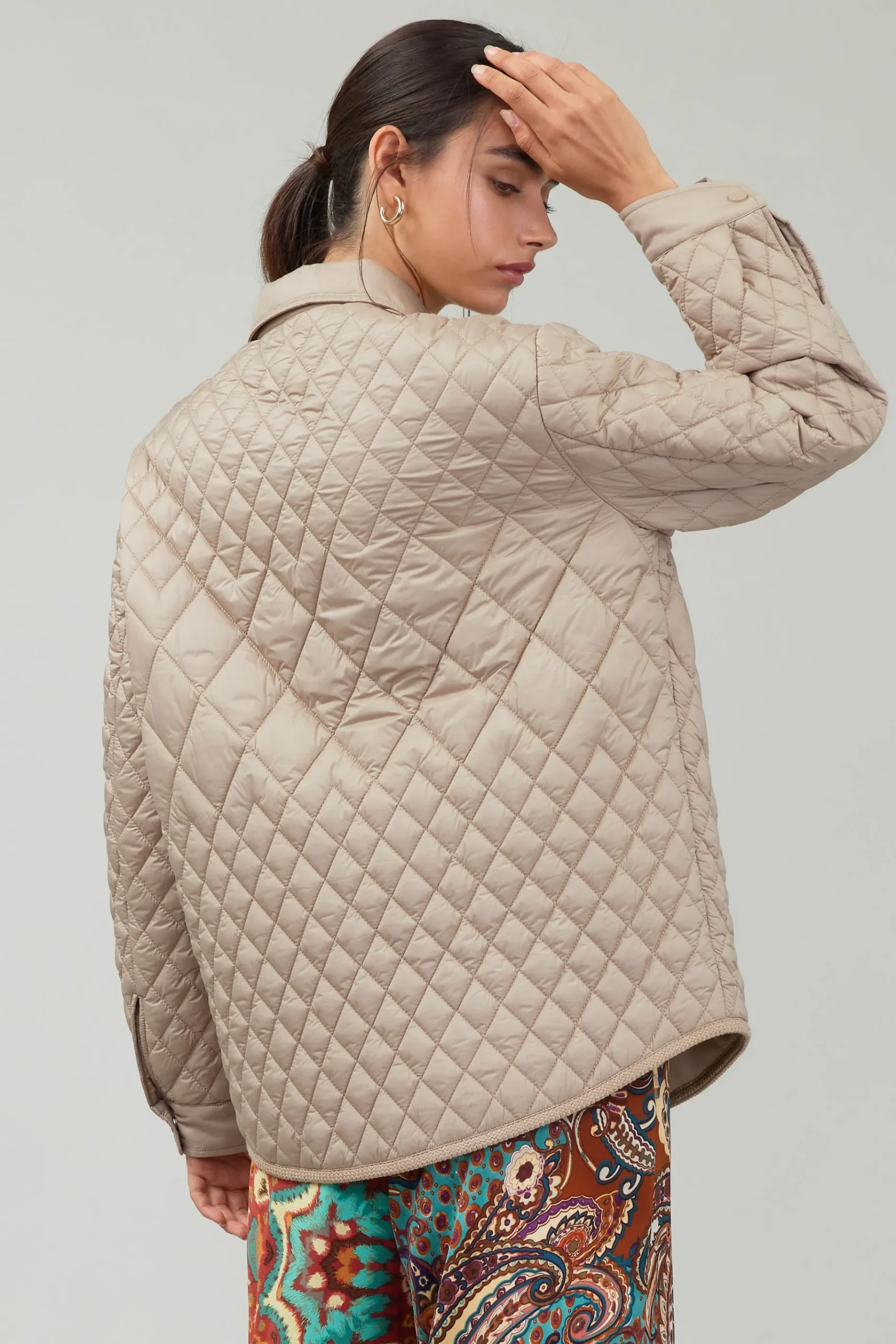 Outlet Diamond Quilted Jacket Women Coats & Jackets