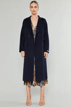 Online Double Breasted Wool Coat Women Coats & Jackets
