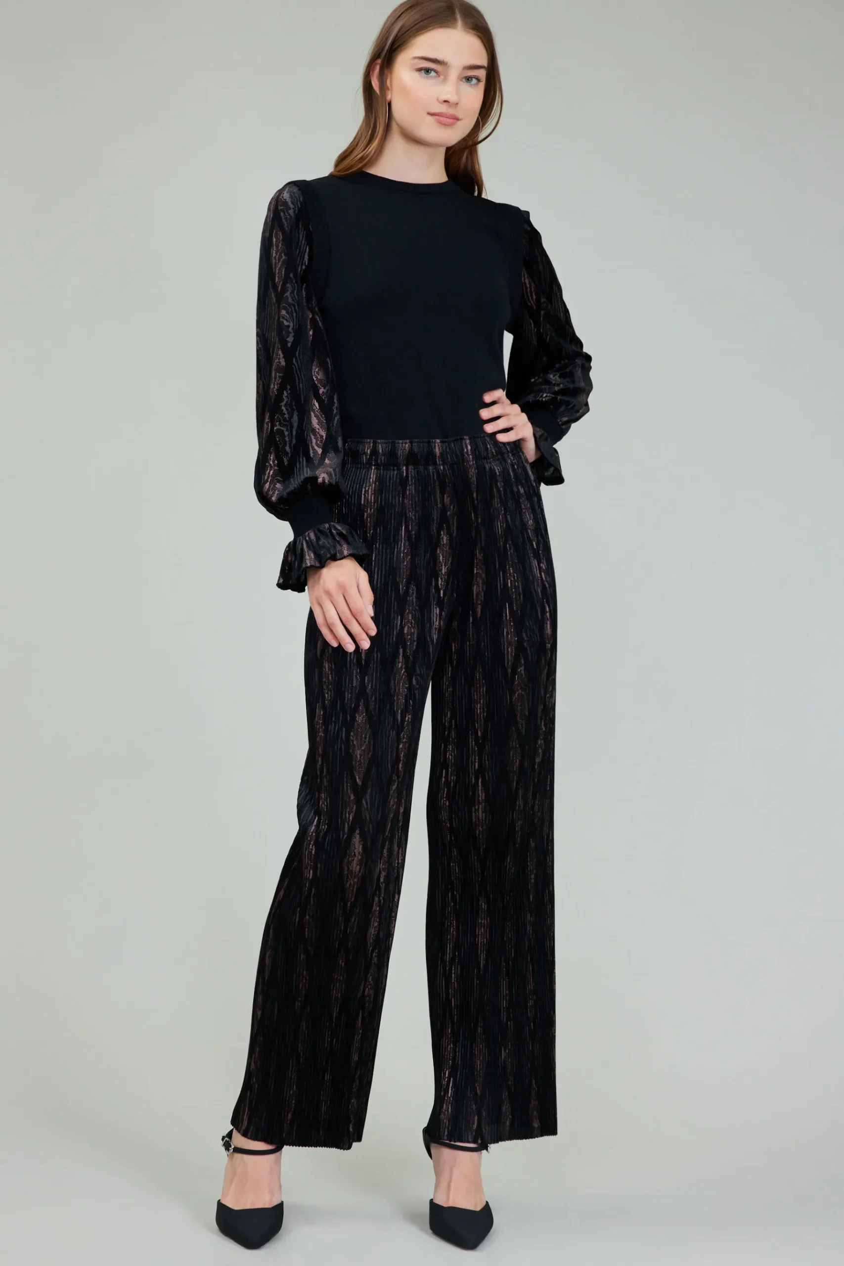 Hot Elastic Waist Long Pants Women Pants