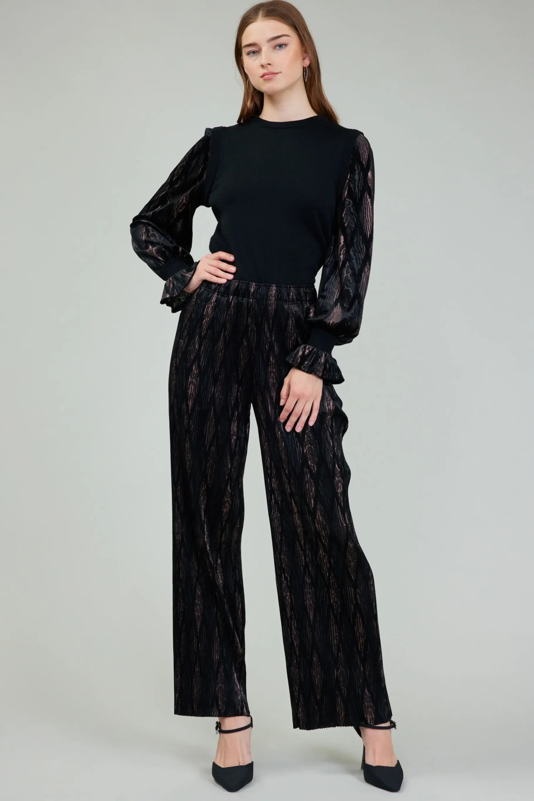 Hot Elastic Waist Long Pants Women Pants