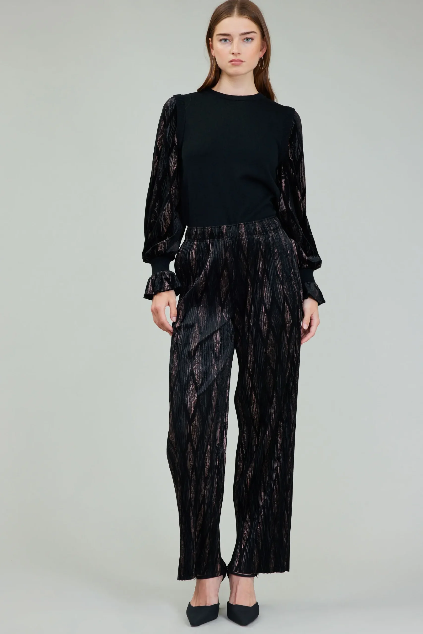 Hot Elastic Waist Long Pants Women Pants