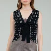 Hot Embellished Cardigan Vest Women Cardigans