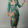 Best Emmaline Botanical Midi Dress Women Midi Dresses