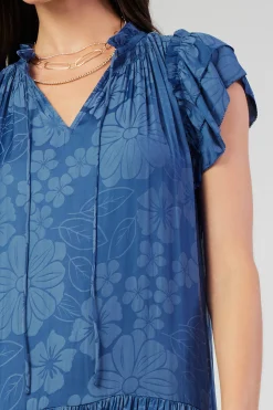 Sale Floral Jacquard Maxi Dress Women Maxi Dresses