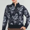 Online Floral Jacquard Sweater Women Knitwear | Sweaters