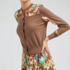 Discount Floral Motif Cardigan Women Cardigans