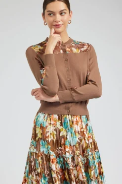 Discount Floral Motif Cardigan Women Cardigans