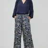 Online Floral Patterned Pull On Pants Women Pants