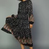 Hot Floral Smocked Midi Dress Women Midi Dresses