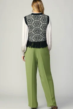 Fashion Floral Tassel Sweater Vest Women Sweaters