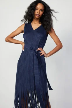 Best Fringe Skirt Midi Dress Women Midi Dresses