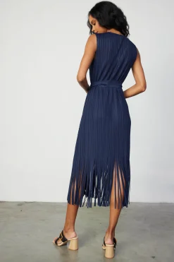 Best Fringe Skirt Midi Dress Women Midi Dresses