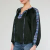 Clearance Geometric Patterned Blouse Women Long Sleeve Tops