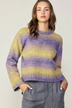 Discount Gradient Sweater Top Women Sweaters
