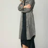 Best Houndstooth Long Shacket Coat Women Coats & Jackets