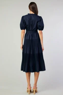 Online Ilana Pleated Midi Dress Women Midi Dresses