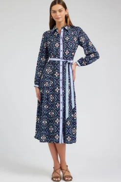 Sale Kaleidoscope Motif Maxi Dress Women Maxi Dresses | Midi Dresses