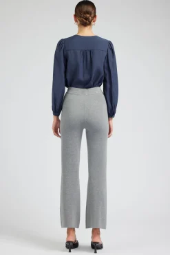 New Knit High Waist Pants Women Knitwear | Pants