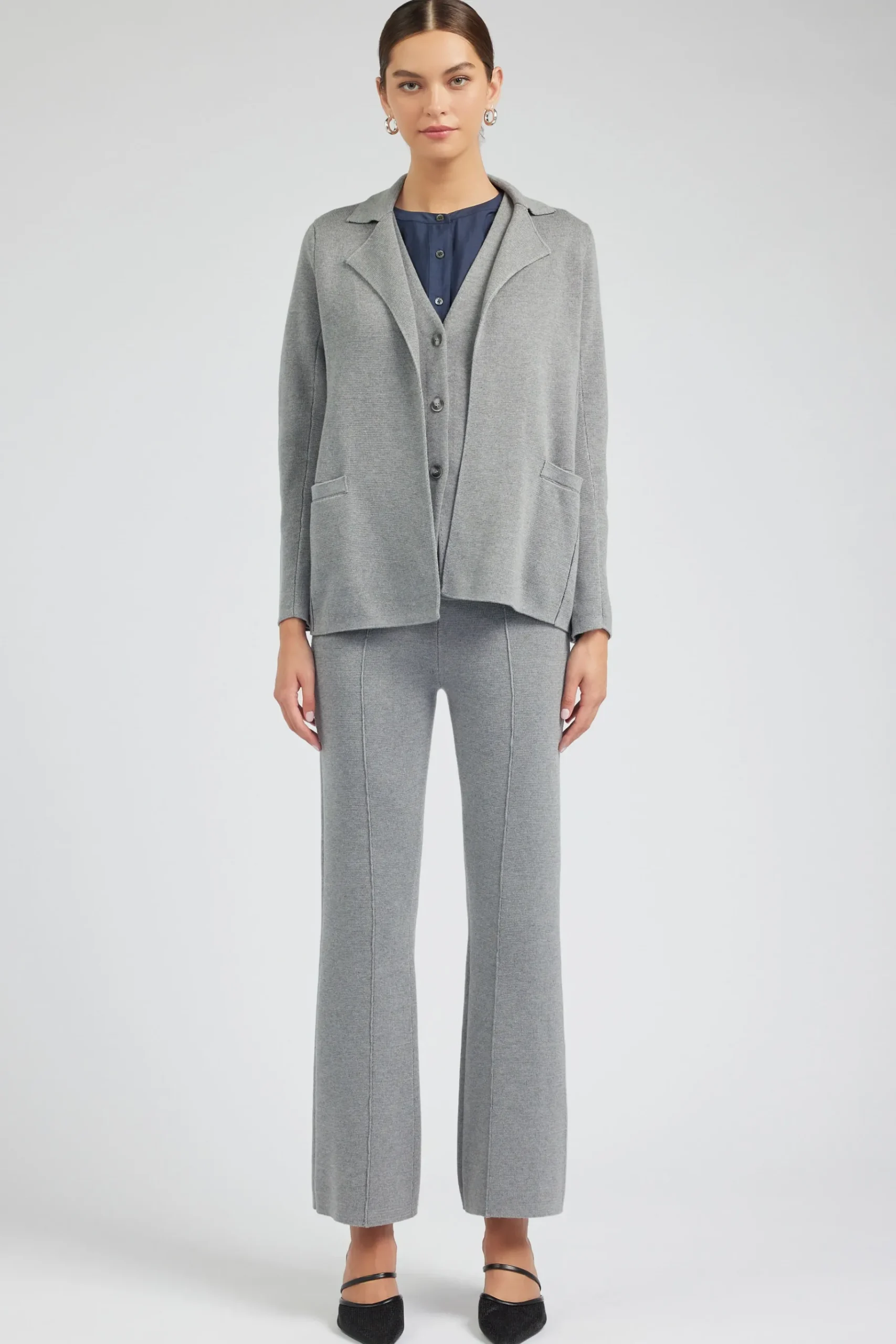 Discount Knitted Blazer Women Sweaters | Knitwear