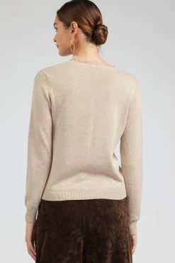 Clearance Lace Detail Sweater Top Women Knitwear | Sweaters