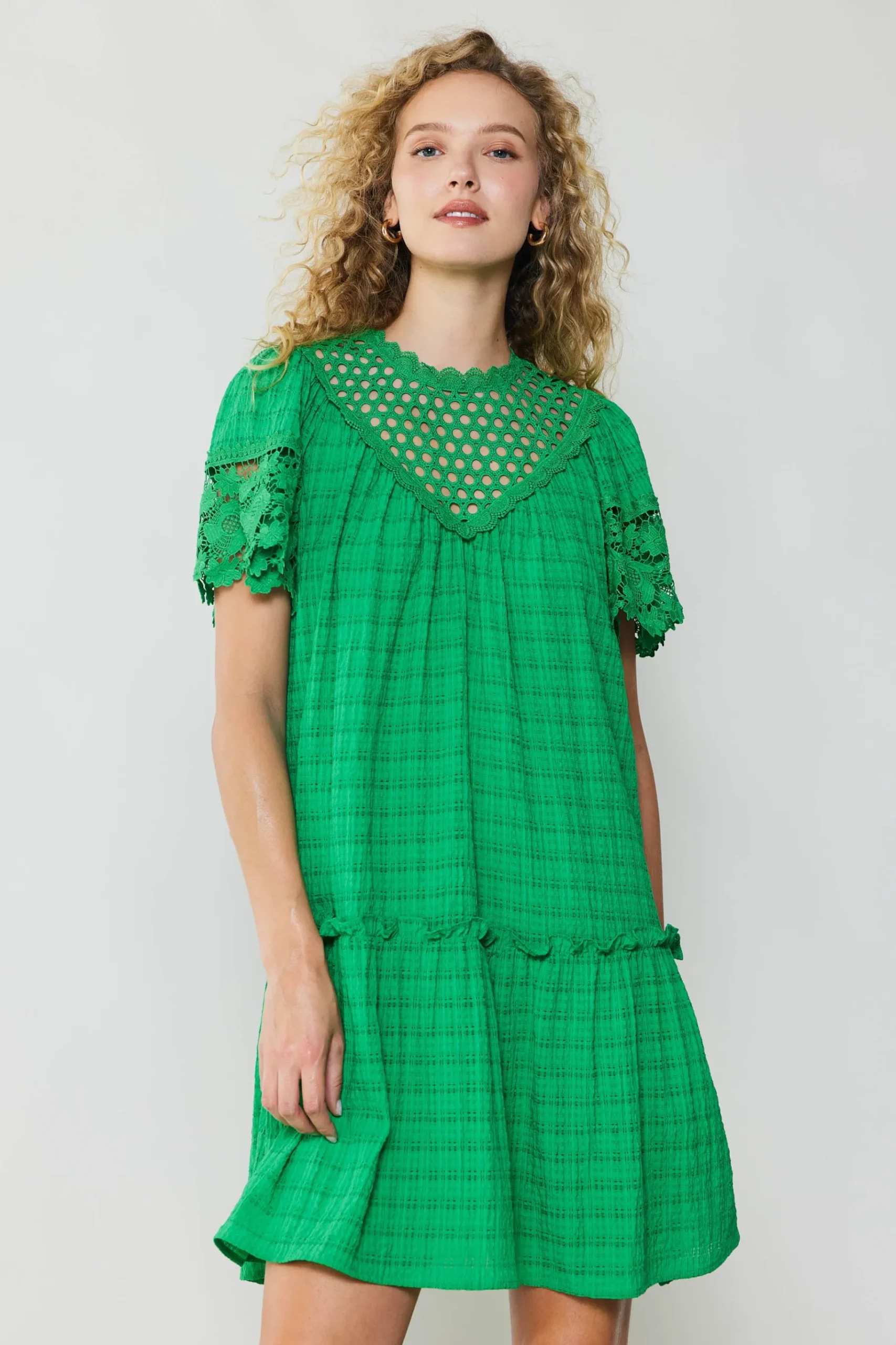 Discount Lace Sleeve Mini Dress Women Mini Dresses