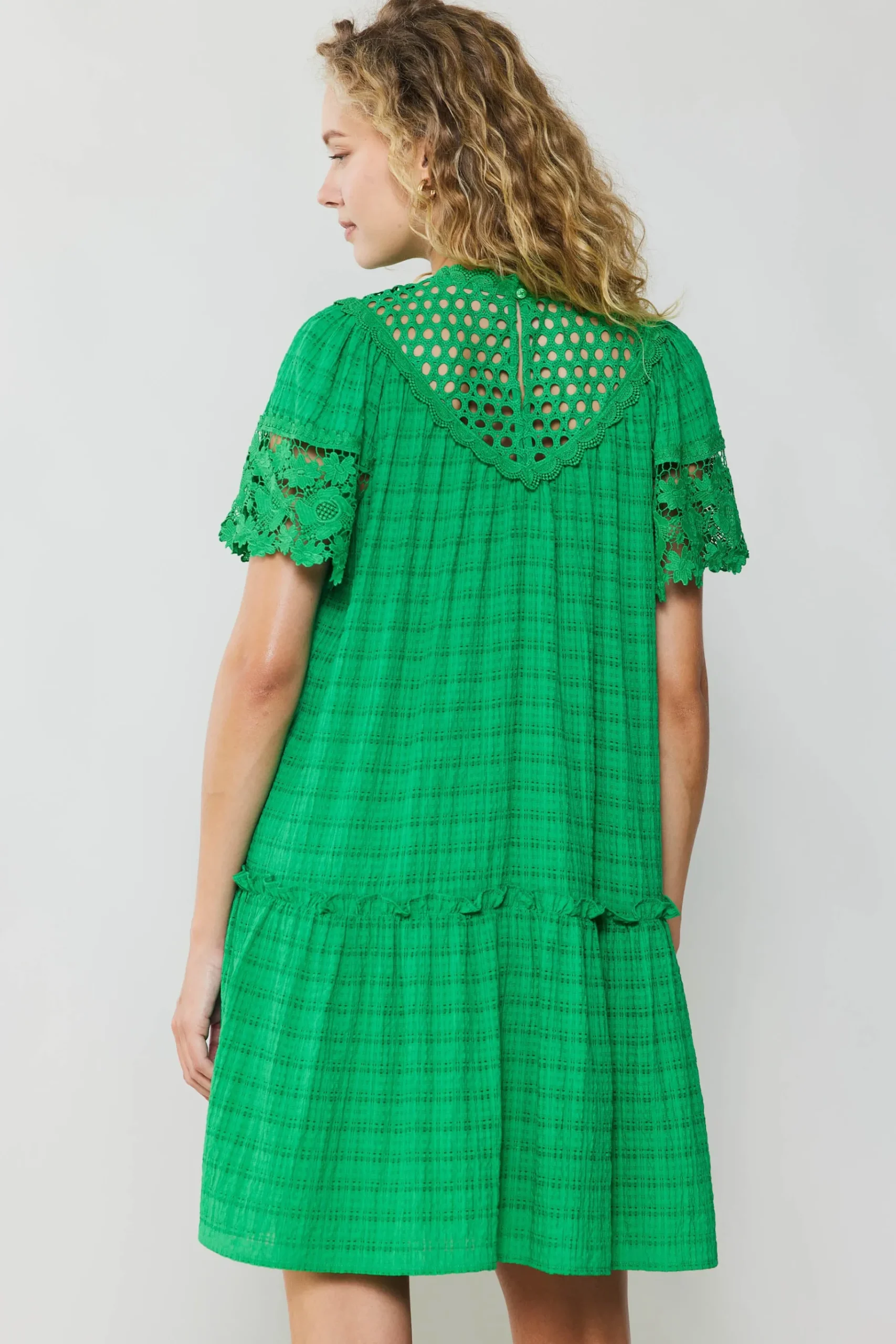Discount Lace Sleeve Mini Dress Women Mini Dresses