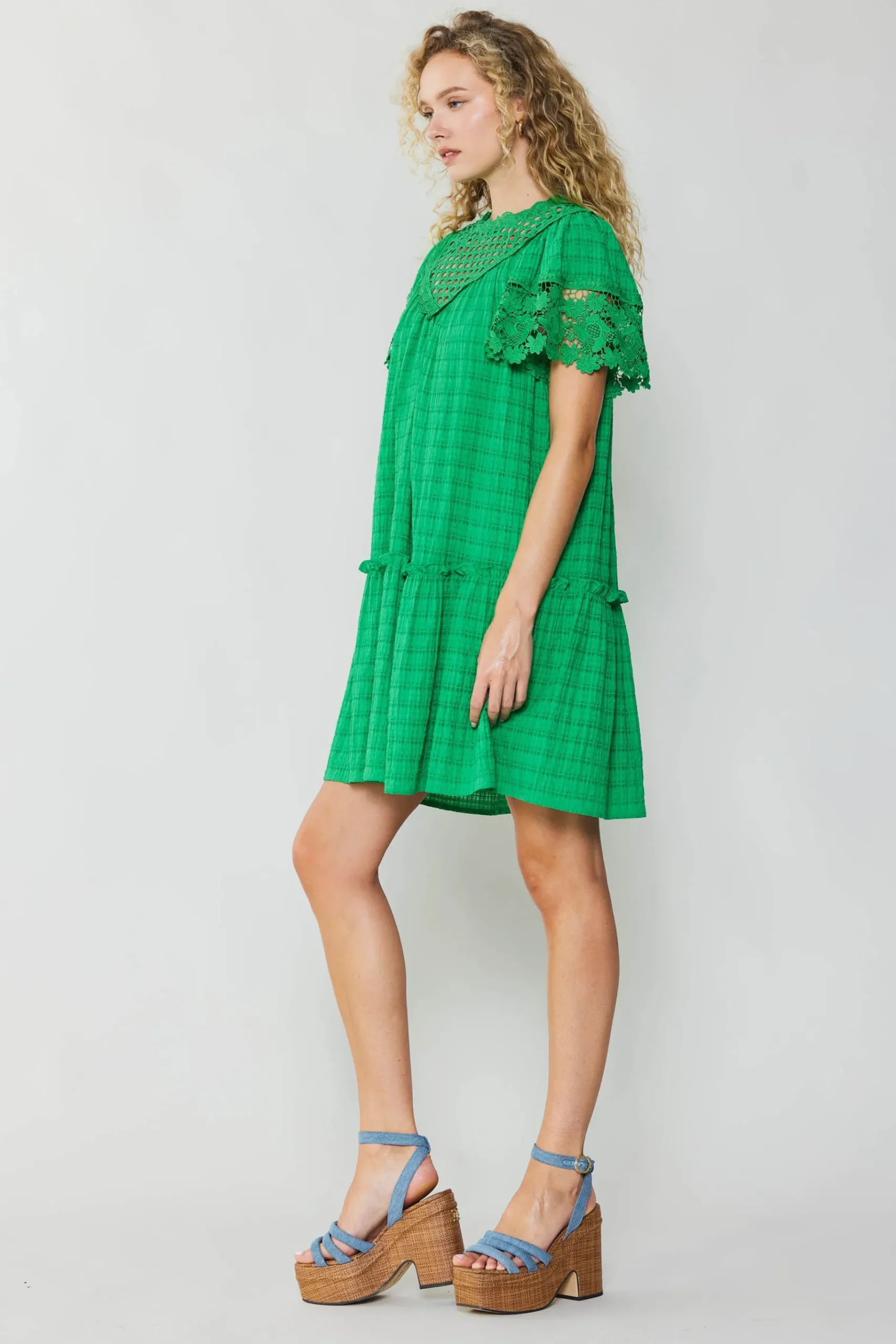 Discount Lace Sleeve Mini Dress Women Mini Dresses