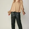 Hot Layered Cuff Blouse Women Long Sleeve Tops