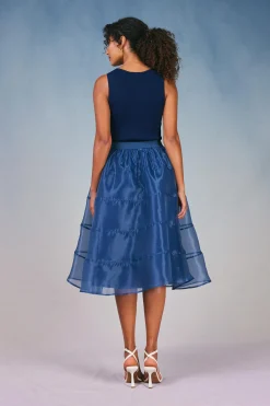 Hot Lined Organza Skirt Women Skirts