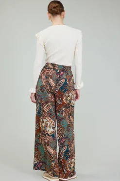 Sale Mixed Print Pants Women Pants