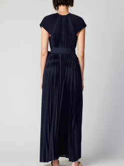 Hot Mona Pleated Maxi Dress Women Maxi Dresses