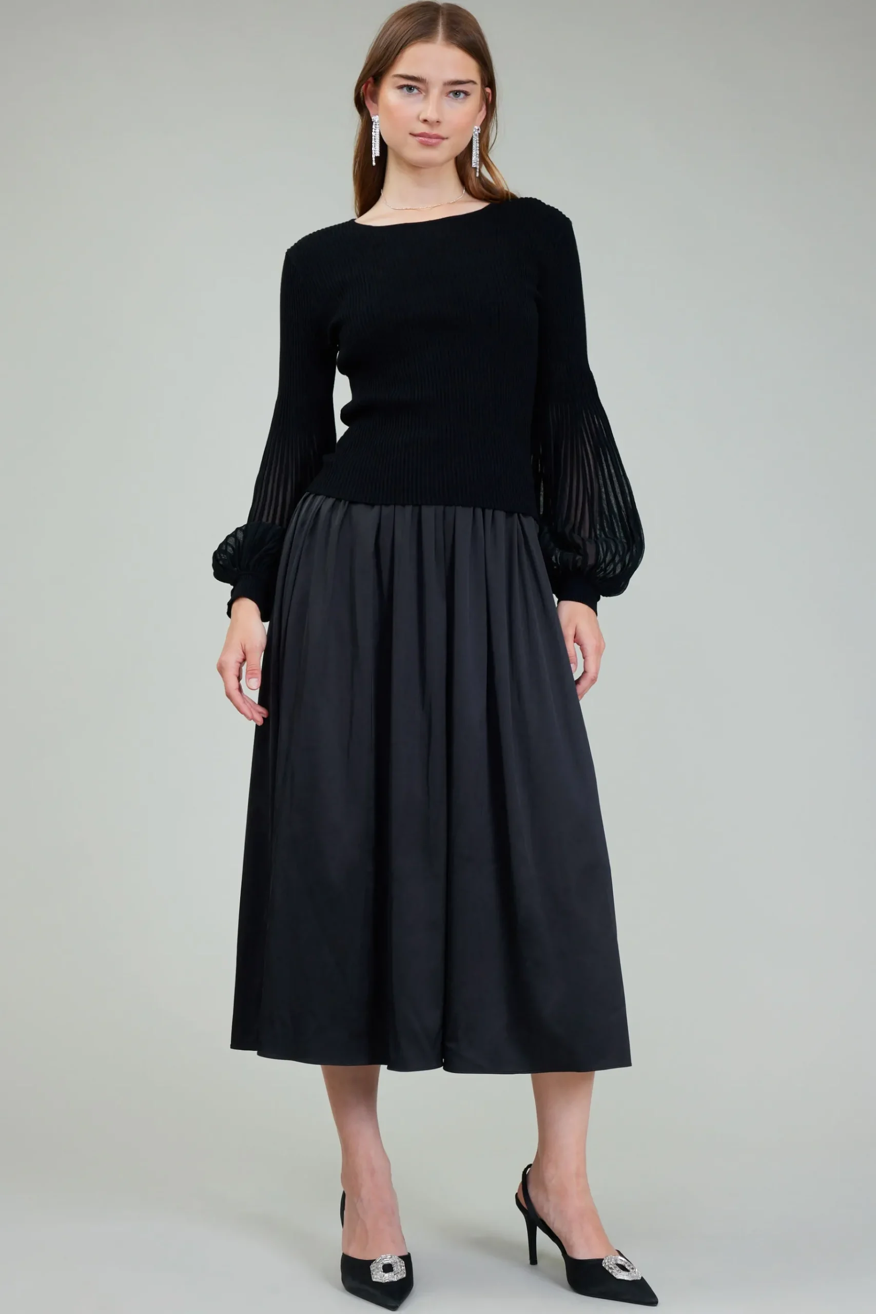 Fashion Nava Sweater Dress Set Women Knitwear