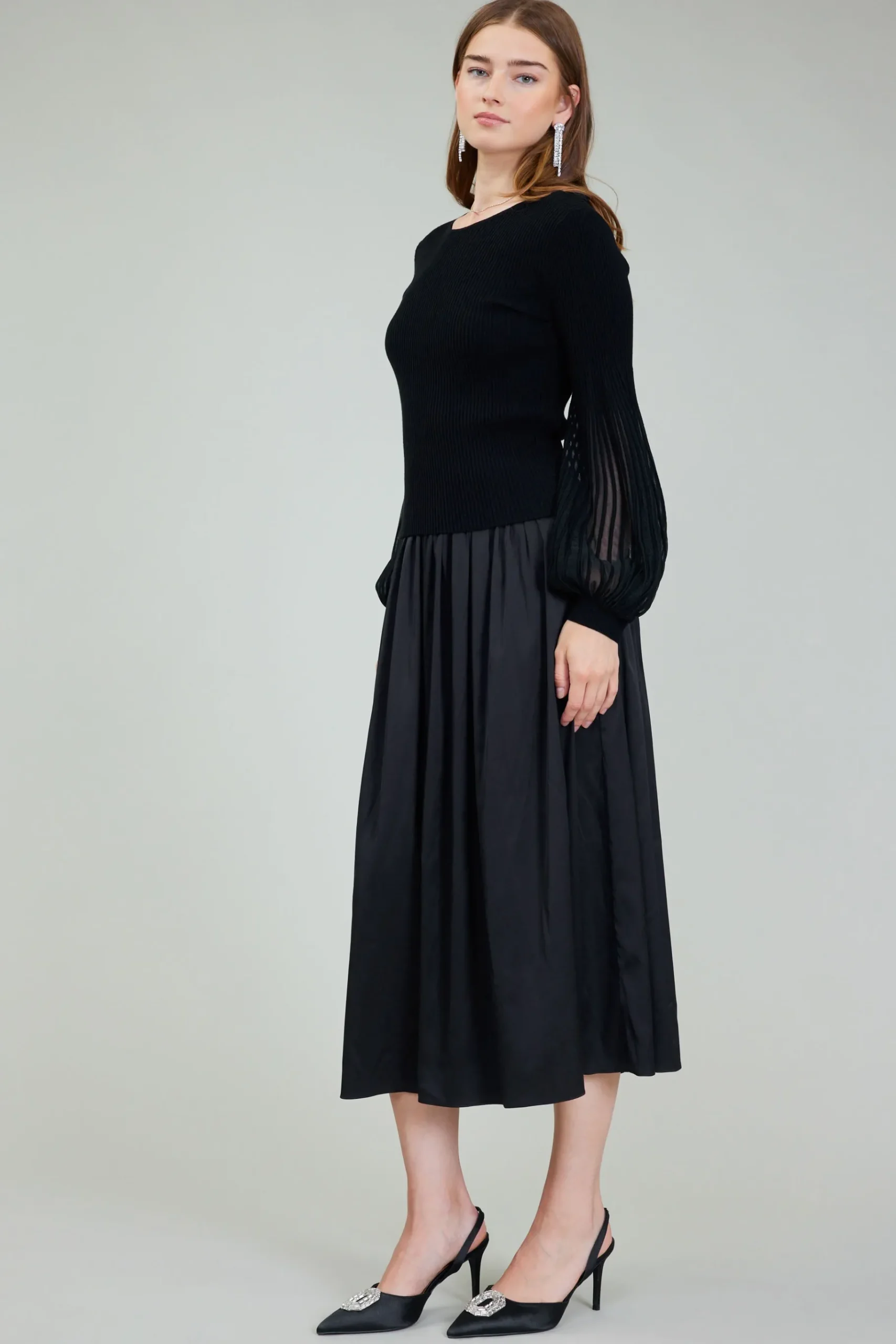 Fashion Nava Sweater Dress Set Women Knitwear