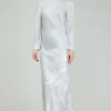 Outlet Opalescent Textured Maxi Dress Women Maxi Dresses | Midi Dresses