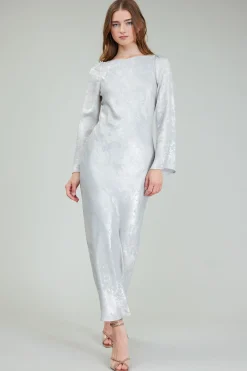 Outlet Opalescent Textured Maxi Dress Women Maxi Dresses | Midi Dresses