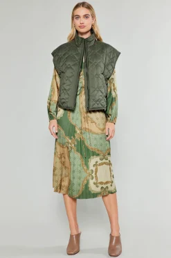 Best Oversize Quilted Vest Women Coats & Jackets