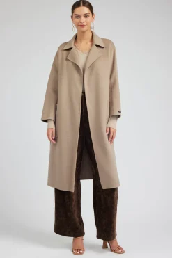 Best Oversized Belted Wool Coat Women Coats & Jackets