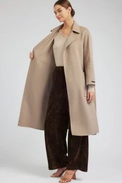 Best Oversized Belted Wool Coat Women Coats & Jackets