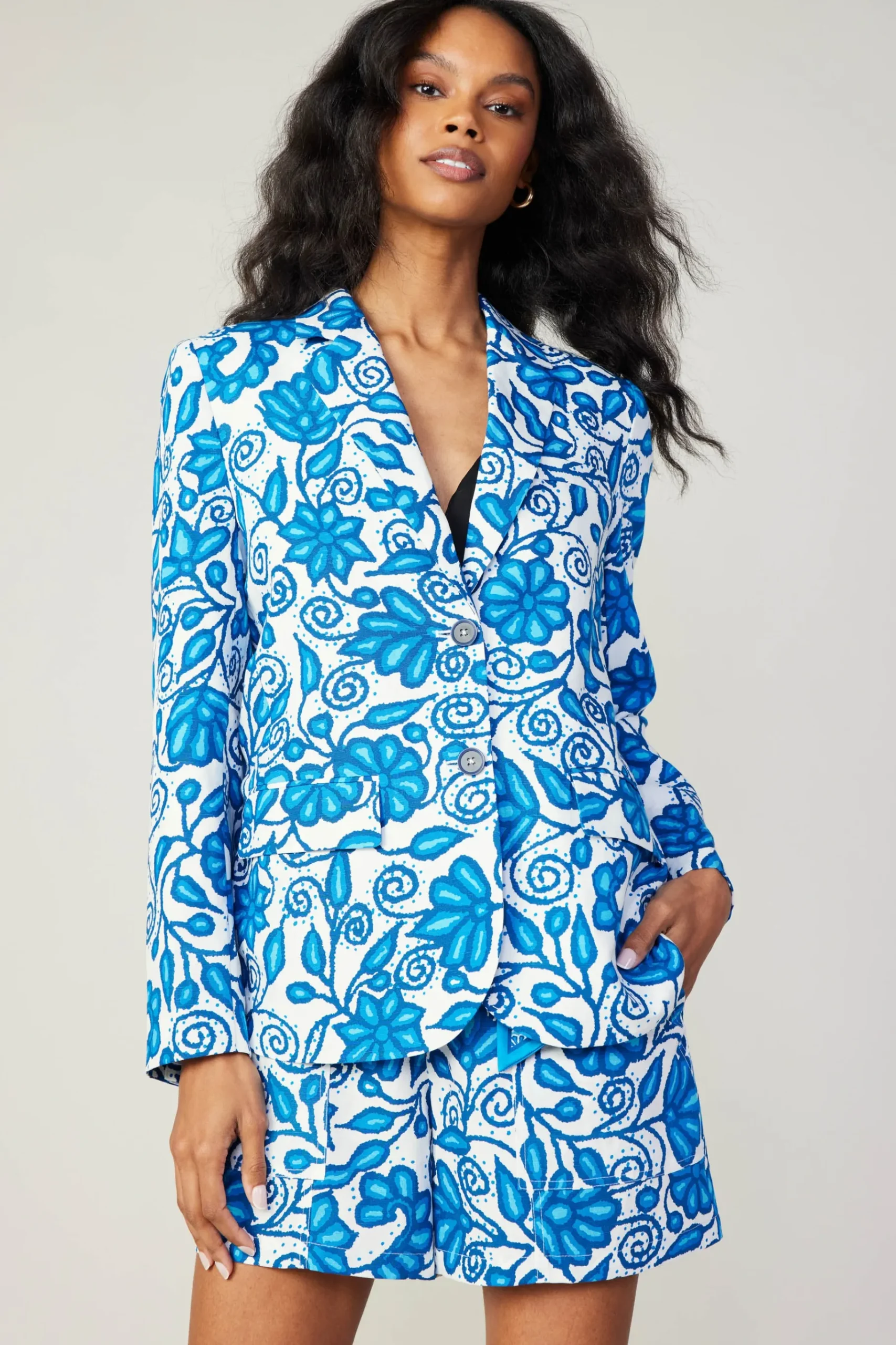 Clearance Painterly Floral Jacket Women Coats & Jackets
