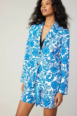 Clearance Painterly Floral Jacket Women Coats & Jackets