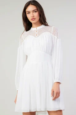 Online Palermo Lace Collared Mini Dress Women Mini Dresses