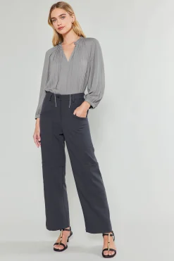 Fashion Patch Pocket Cargo Pant Women Pants
