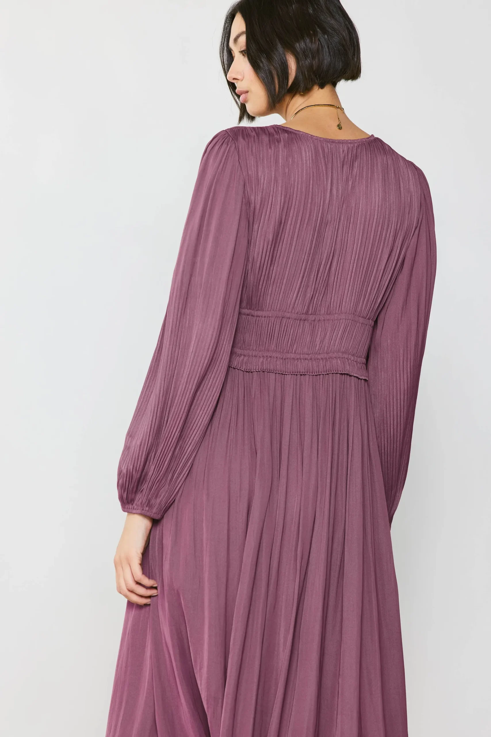 Discount Petite - Sidonie Pleated Maxi Dress Women Maxi Dresses