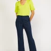 Hot Pinstriped Bootcut Pant Women Pants