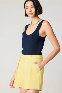 Discount Pintucked Shorts Women Pants