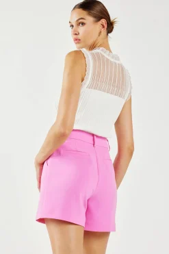 Sale Pintucked Shorts Women Shorts