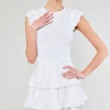 Outlet Pleated Skirt Sweater Dress Women Knitwear | Mini Dresses