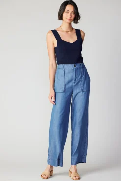 Fashion Pocket Cargo Pants Women Pants