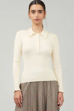 Sale Polo Sweater Top Women Knitwear | Sweaters
