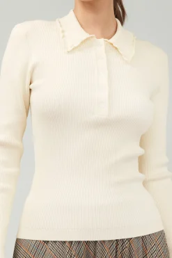 Sale Polo Sweater Top Women Knitwear | Sweaters